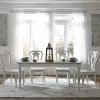 Liberty Furniture 244-DR-O5LTS Liberty Furniture 244-DR-O5LTS Magnolia Manor - 5 Piece Leg Table Set - Antique White