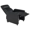 CoasterEveryday 600181 Toohey - Upholstered Home Theater Push Back Recliner - Black