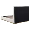 Coaster Fine Furniture 302053Q Knox - Upholstered Queen Platform Bed - Cream