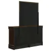 CoasterEveryday 202413M Louis Philippe - 6-Drawer Dresser With Mirror - Cappuccino