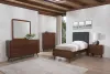 Coaster Fine Furniture 205131T-S5 Robyn - 5 Piece Twin Bedroom Set - Dark Walnut