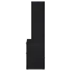 Coaster Fine Furniture 802703-S3 Westpark - 3 Piece Wall Unit Bookcase Set With USB - Black