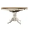 Liberty Furniture 186W-CD-PED Liberty Furniture 186W-CD-PED Carolina Crossing - Pedestal Table - White / Antique Honey