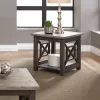 Liberty Furniture 422-OT1020 Heatherbrook - End Table - Charcoal & Ash