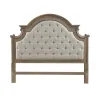 Liberty Furniture 244N-BR15HU Liberty Furniture 244N-BR15HU Magnolia Manor - King Upholstered Panel Headboard - Weathered Bisque