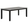 Coaster Fine Furniture 121221 Elodie - Rectangular Extension Leaf Dining Table - Black