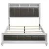 CoasterEveryday 205891KW-S4 Barzini - California King 4 Piece Bedroom Set - White