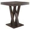 CoasterEveryday 100520 Freda - Square Pub Height Bistro Bar Table - Cappuccino