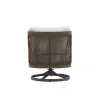New Classic G2762-21S Genova - Patio Swivel Club Chair With Accent Pillow (Set of 2) - Gray