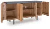 Ashley Furniture A4000685 Quintavious - Accent Cabinet - Brown / Charcoal