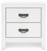 Ashley Furniture B427-92 Binterglen - Two Drawer Night Stand - White