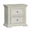 Liberty Furniture 361W-BR61 Liberty Furniture 361W-BR61 Big Valley - 2 Drawer Nightstand With Charging - Whitestone