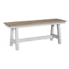 Liberty Furniture 62WH-CD-6TRS Liberty Furniture 62WH-CD-6TRS Lindsey Farm - 6 Piece Trestle Table Set - Weathered White & Sandstone