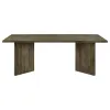 Coaster Fine Furniture 130511 Tyler - Solid Wood Dining Table - Mango Brown