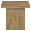 Coaster Fine Furniture 708067 Devar - Square Engineered Wood End Table - Mango Brown
