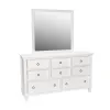 New Classic 02-044W-DM New Classic 02-044W-DM Tamarack - Dresser & Mirror Combo - White