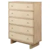 Coaster Fine Furniture 225045 Kailani - 5-Drawer Bedroom Chest Of Drawers - Beige Oak