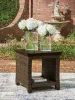 Ashley Furniture PCP760-702 Ashley Furniture PCP760-702 Monterey Point - Square End Table - Dark Brown