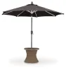 Ashley Furniture PCP790-706 Laguna Heights - Round End Table With Umbrella Option - Beige