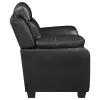 CoasterEveryday 506553 Finley - Upholstered Padded Arm Tufted Accent Chair - Black