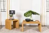CoasterEssence 709818 Cahya - Square Woven Rattan Coffee Table - Natural