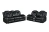 New Classic 23-U1769VB-2PM New Classic 23-U1769VB-2PM Orion II - Power P2 2 Piece Sofa & Loveseat - Black