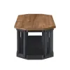 New Classic T3772-3P Decker - 3 Piece Occasional Set (1 Coffee & 2 End Tables) - Brown / Black