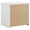 Coaster Fine Furniture 223091GRYKE-S4 Ines - 4 Piece Eastern King Bedroom Set - Gray And White High Gloss