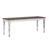 Liberty Furniture 303W-C9000B Ocean Isle - Bench - Antique White