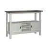 Liberty Furniture 182-SB5236 Brook Bay - Sideboard - Textured White / Carbon Gray