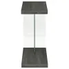 CoasterEveryday 902916 Colby - Engineered Wood C-Shaped Side Table - Weathered Gray