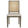 Coaster Fine Furniture 108312 Matisse - Woven Rattan Back Dining Side Chair Brown (Set of 2) - Dark Brown