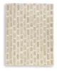 Ashley Furniture R407711 Lisgrove - 8' x 10' Rug - Tan / Brown / White