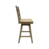 Intercon BS-BS-375W-NAT-K24 Intercon BS-BS-375W-NAT-K24 Wooden Barstool With X Back - Natural