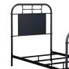 Liberty Furniture 179-BR11H-N Liberty Furniture 179-BR11H-N Vintage Series - Twin Metal Headboard - Navy