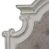 Liberty Furniture 244-BR17HU Liberty Furniture 244-BR17HU Magnolia Manor - Full Upholstered Panel Headboard - Antique White