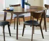 CoasterEveryday 105361 Jedda - Oval Extension Leaf Dining Table - Dark Walnut