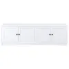 CoasterEveryday 724113 Laughlin - 4 Door Engineered Wood TV Stand - White