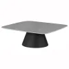Coaster Fine Furniture 703500 Eason - 2 Piece Cocktail Coffee Table Set - Concrete And Black