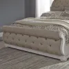 Liberty Furniture 520-BR-KUSL Liberty Furniture 520-BR-KUSL Abbey Park - King Upholstered Sleigh Bed - Antique White