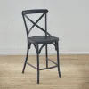 Liberty Furniture 179-B300524-N Vintage Series - X Back Counter Chair - Navy