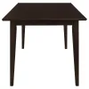 CoasterEveryday 100771 Gabriel - Rectangular Wood Dining Table - Cappuccino