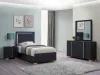 Coaster Fine Furniture 222831T-S4 Marceline - 4 Piece Twin Bedroom Set - Black
