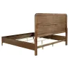 Coaster Fine Furniture 223321KE Maderia - Upholstered Eastern King Panel Bed - Walnut