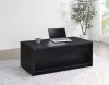 Coaster Fine Furniture 706228 Knapp - Lift Top Cocktail Coffee Table With Dual Drawers - Black