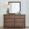 Liberty Furniture 104-BR-DM Twin Lakes - Dresser & Mirror - Chestnut
