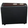 CoasterEveryday 600182 Toohey - Upholstered Home Theater Storage Wedge Console - Black