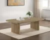 Coaster Fine Furniture 722858 Adina - Rectangular Wood Coffee Table - Distressed Light Brown