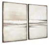 Ashley Furniture A8000403 Brockdunn - Wall Art Set (Set of 2) - Tan / Brown