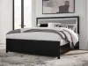 Ashley Furniture PCB1115B8 Ashley Furniture PCB1115B8 Maeling - King Upholstered Panel Bed - Black